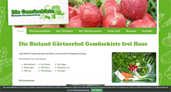 Desktop Screenshot of bioland-gaertnerhof.de